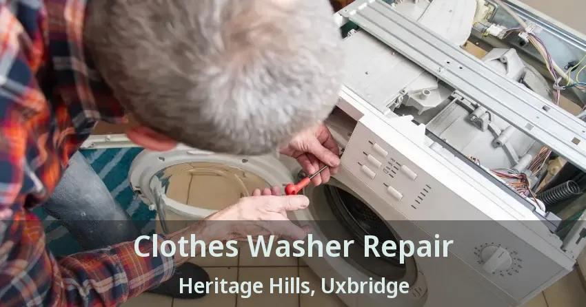 Clothes Washer Repair Heritage Hills, Uxbridge - ON