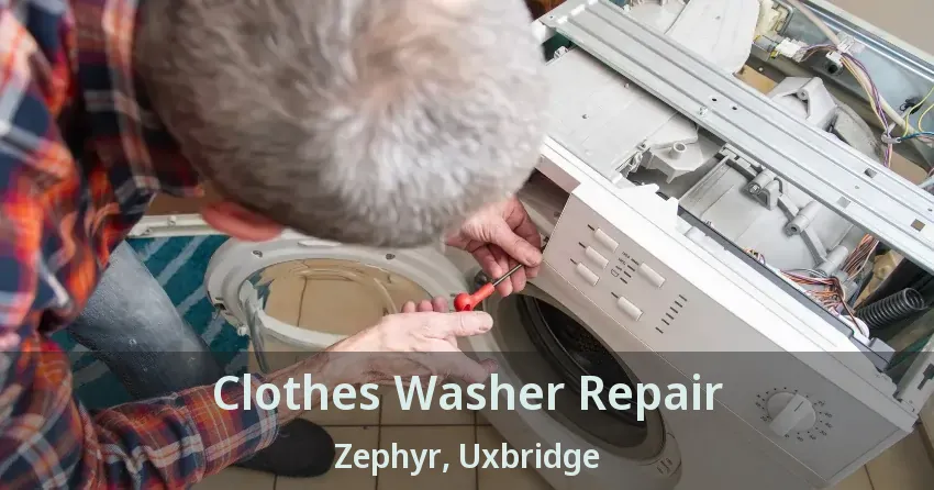 Clothes Washer Repair Zephyr, Uxbridge - ON